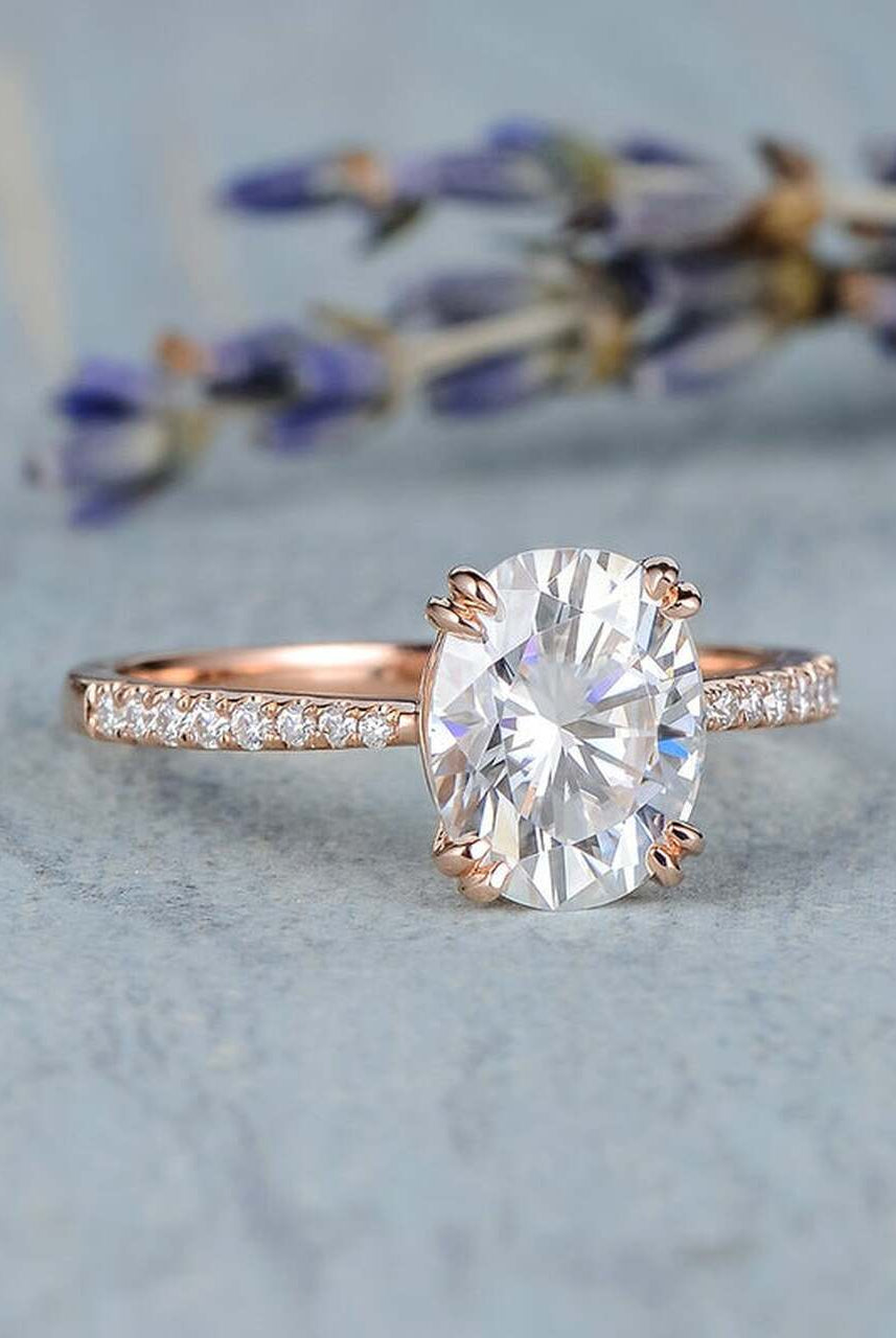 Moissanite ring setting materials and styles, preferences, guide