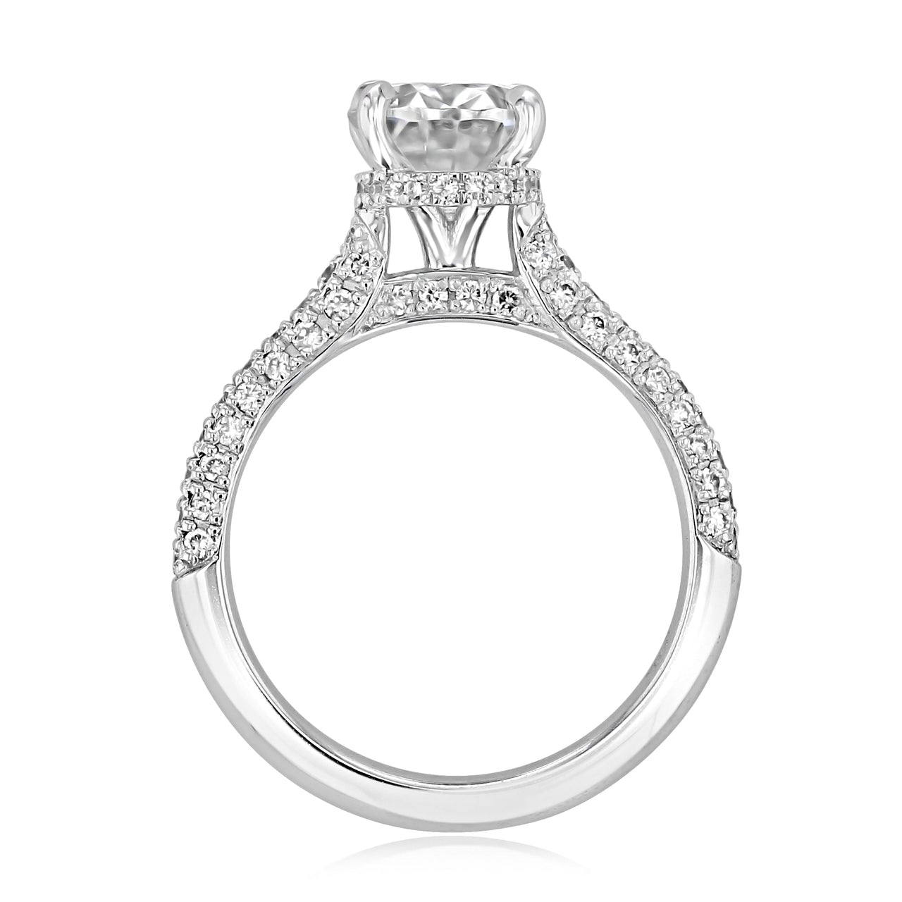 Moissanite wedding set with combo promotion