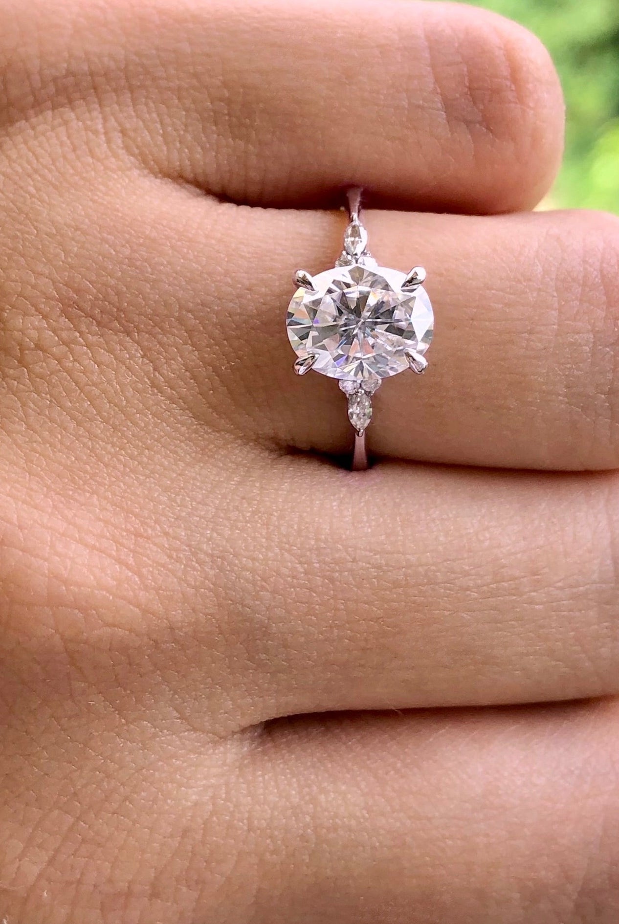 1-91-ct-oval-cut-cluster-moissanite-engagement-ring