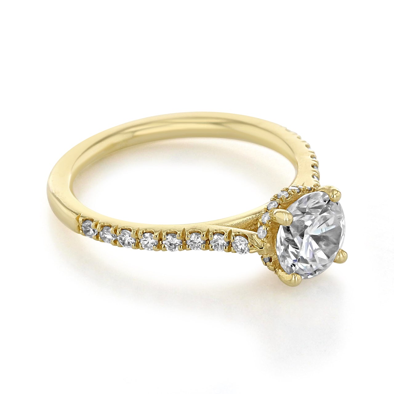 Moissanite wedding set with combo bargain