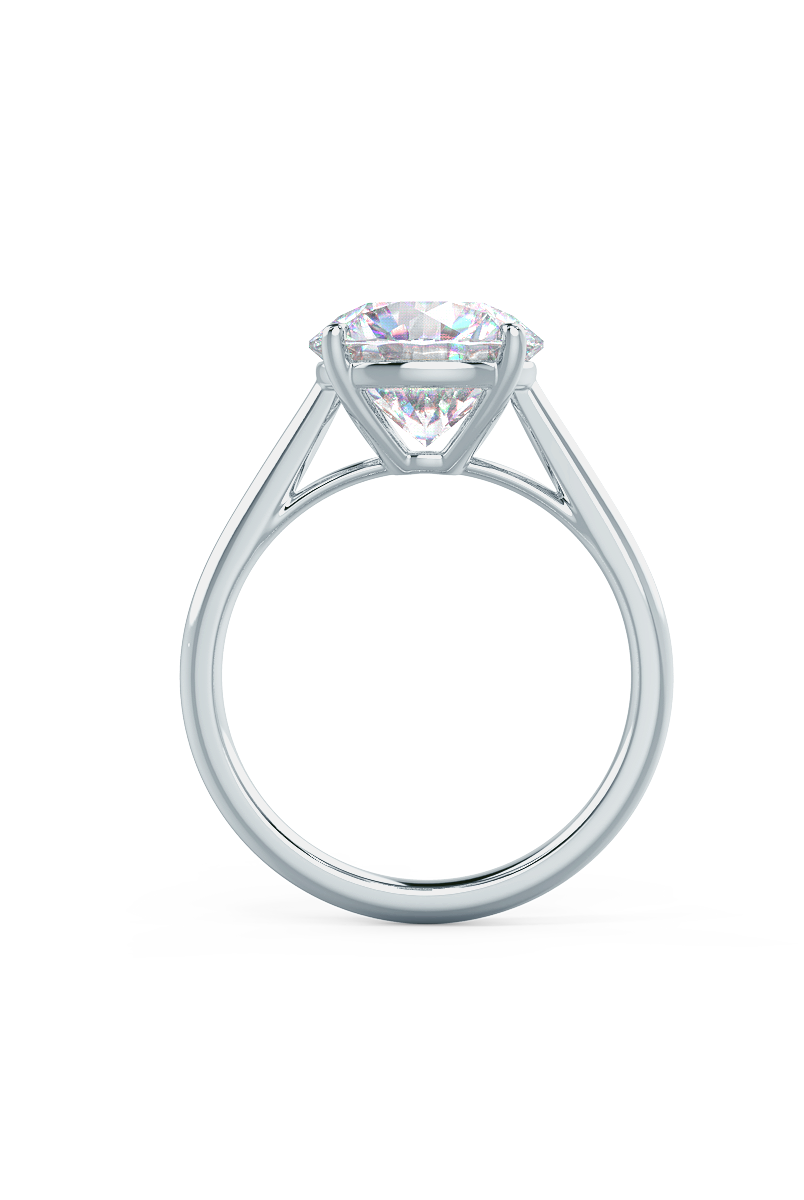 Vintage-inspired moissanite rings