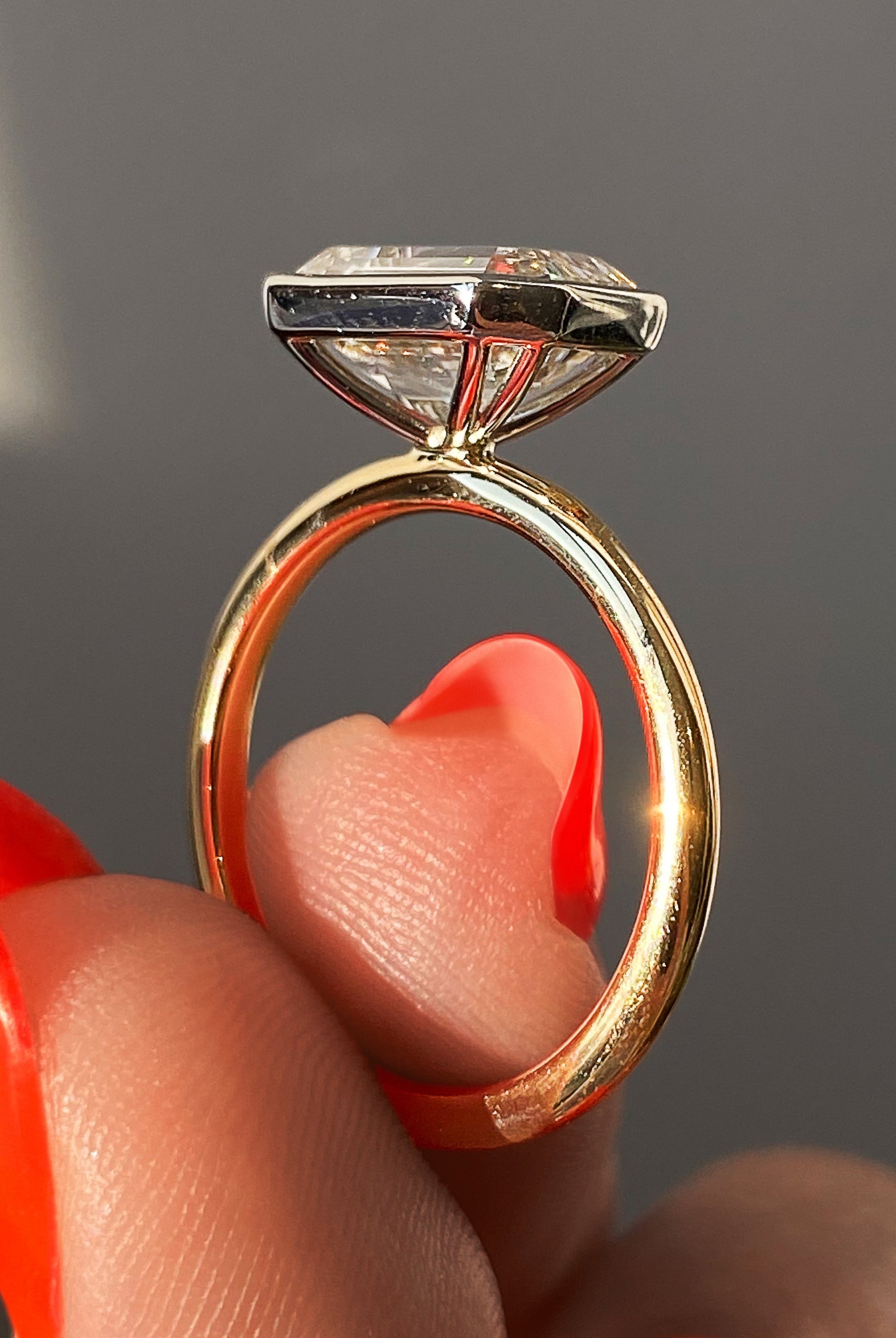 Luxury Asscher Cut Ring