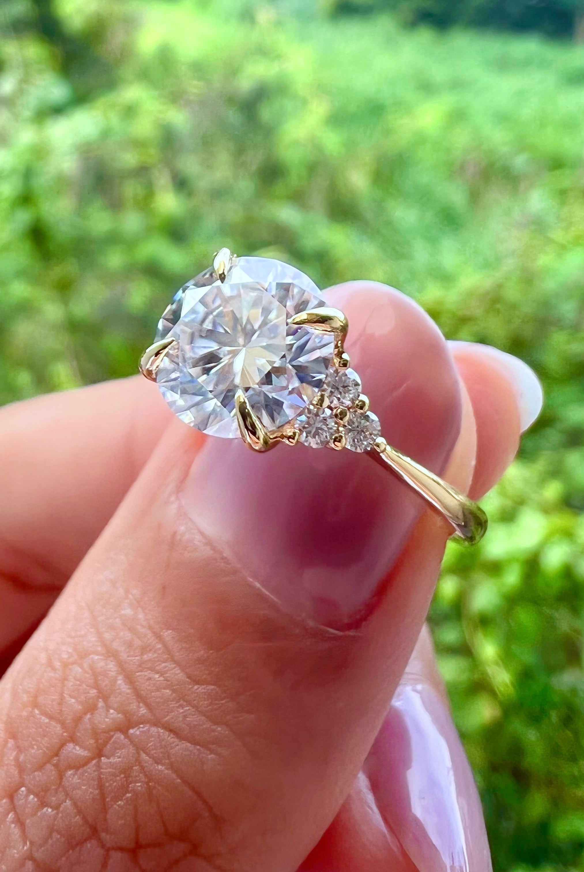2-65-ct-round-cut-cluster-moissanite-engagement-ring