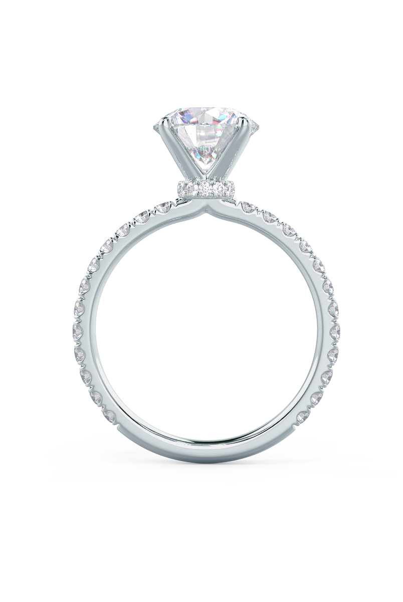 Moissanite diamond radiant cut pendant necklace price