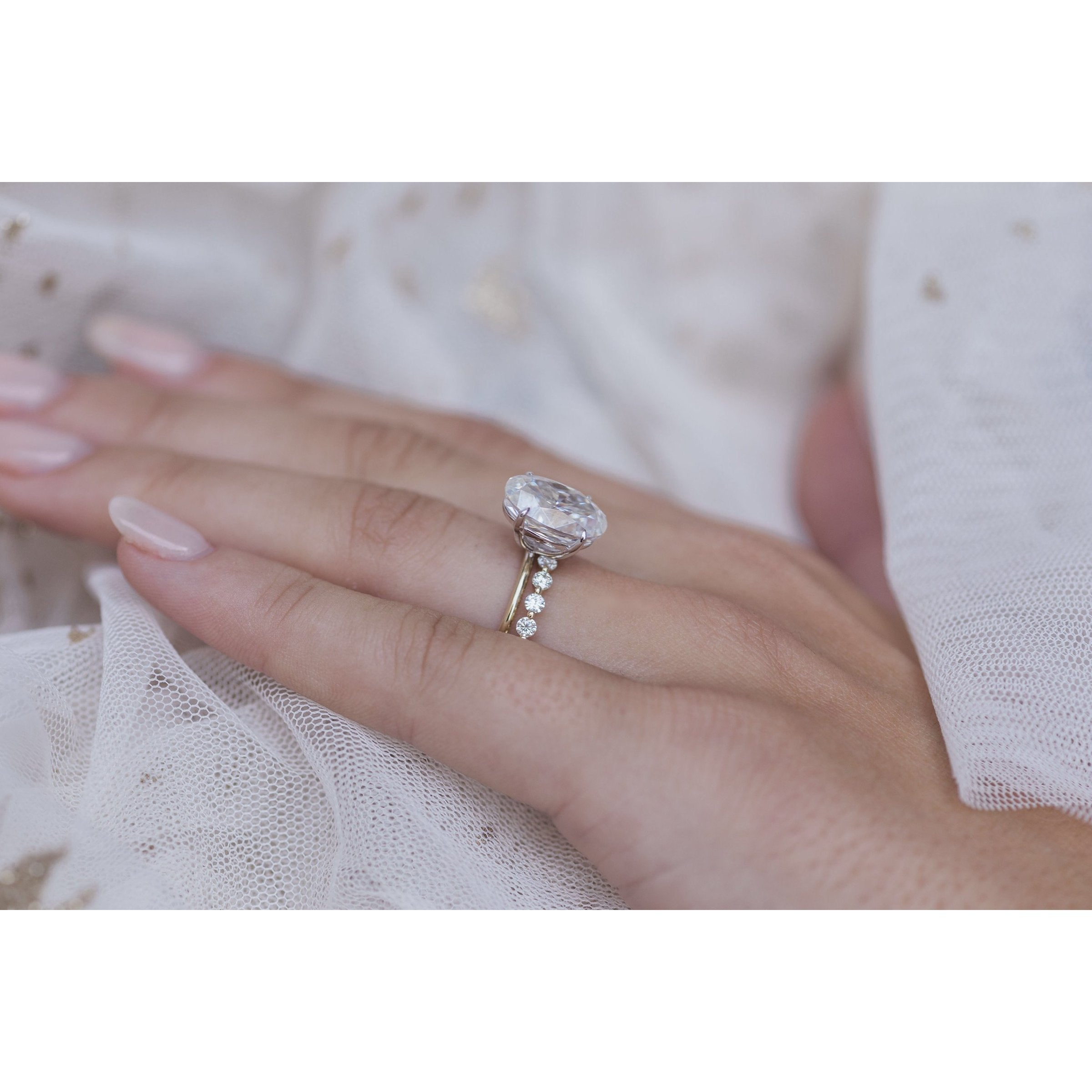 Moissanite jewelry set for Christmas celebration gifts suggestions