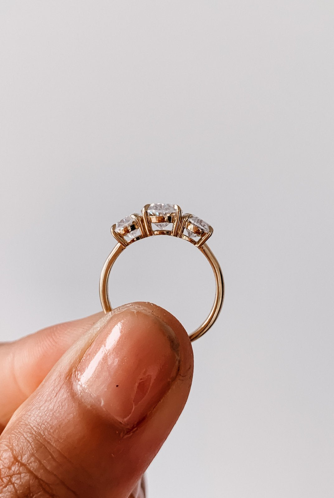 Moissanite wedding jewelry for fairytale wedding
