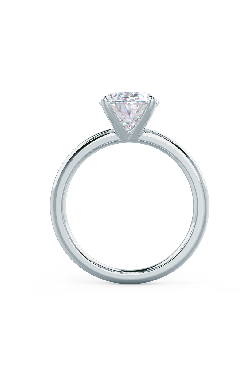 moissanite minimalist wedding ring Chicago