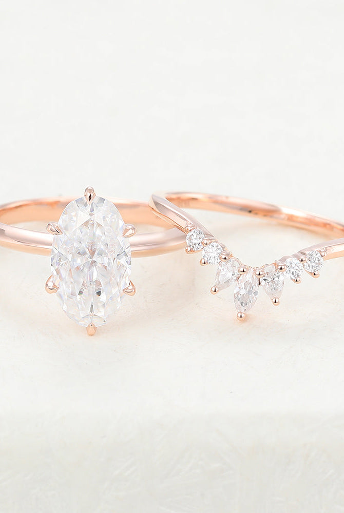 2-50-ct-oval-moissanite-solitaire-bridal-ring-set