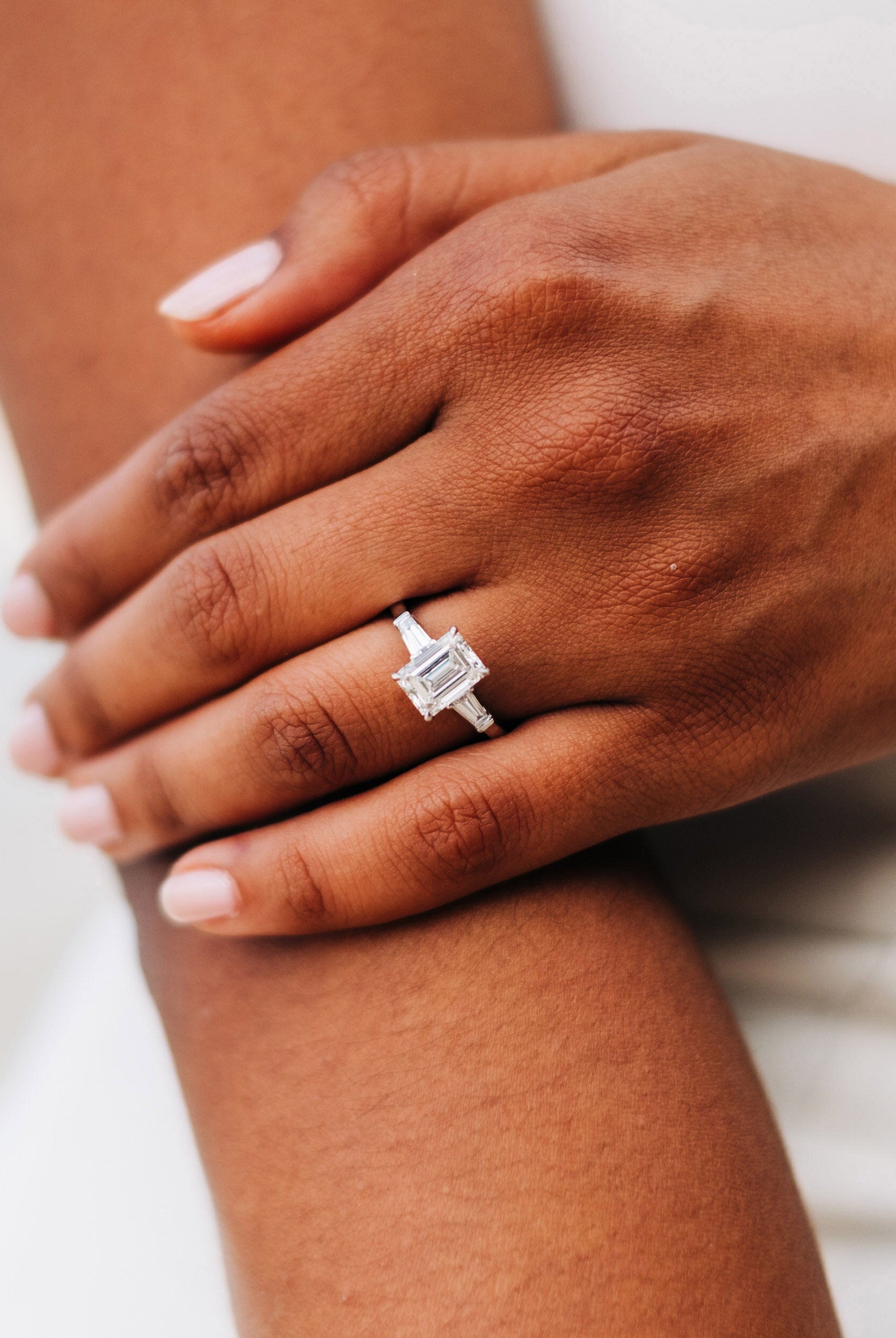 Moissanite bridal ring set for brides on sale online