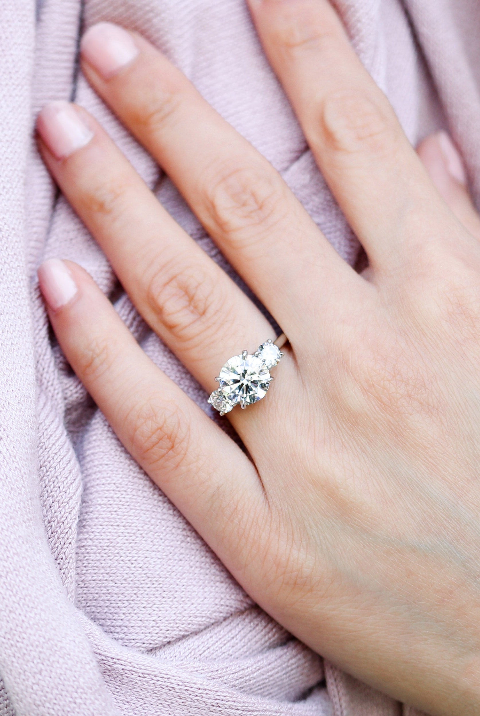 Moissanite Diamond Ring