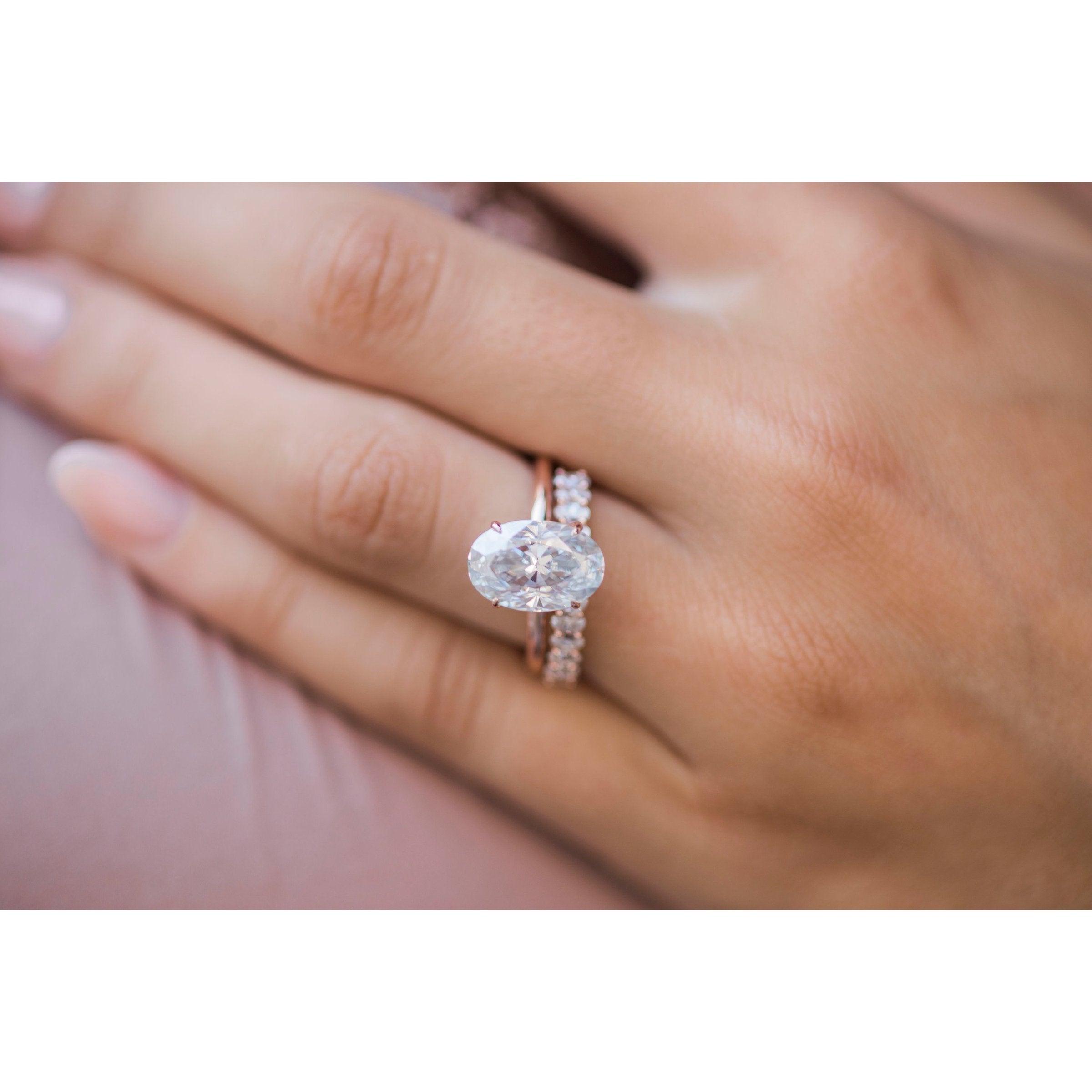 Diamond Alternative Engagement Ring