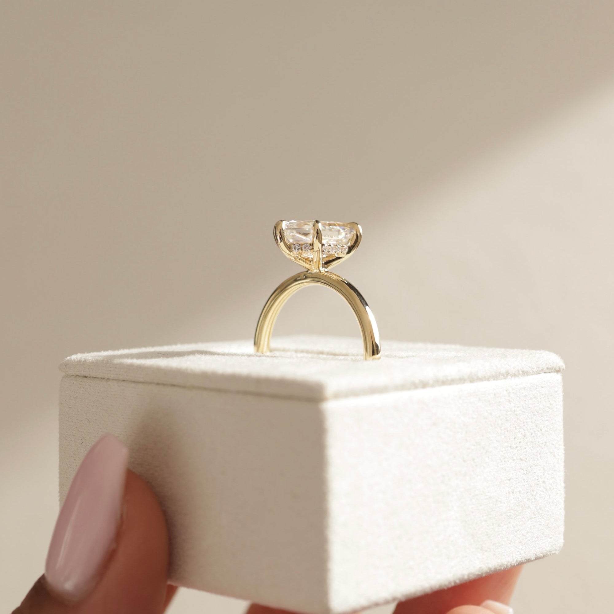 Kite diamond rings, kite cut engagement rings,