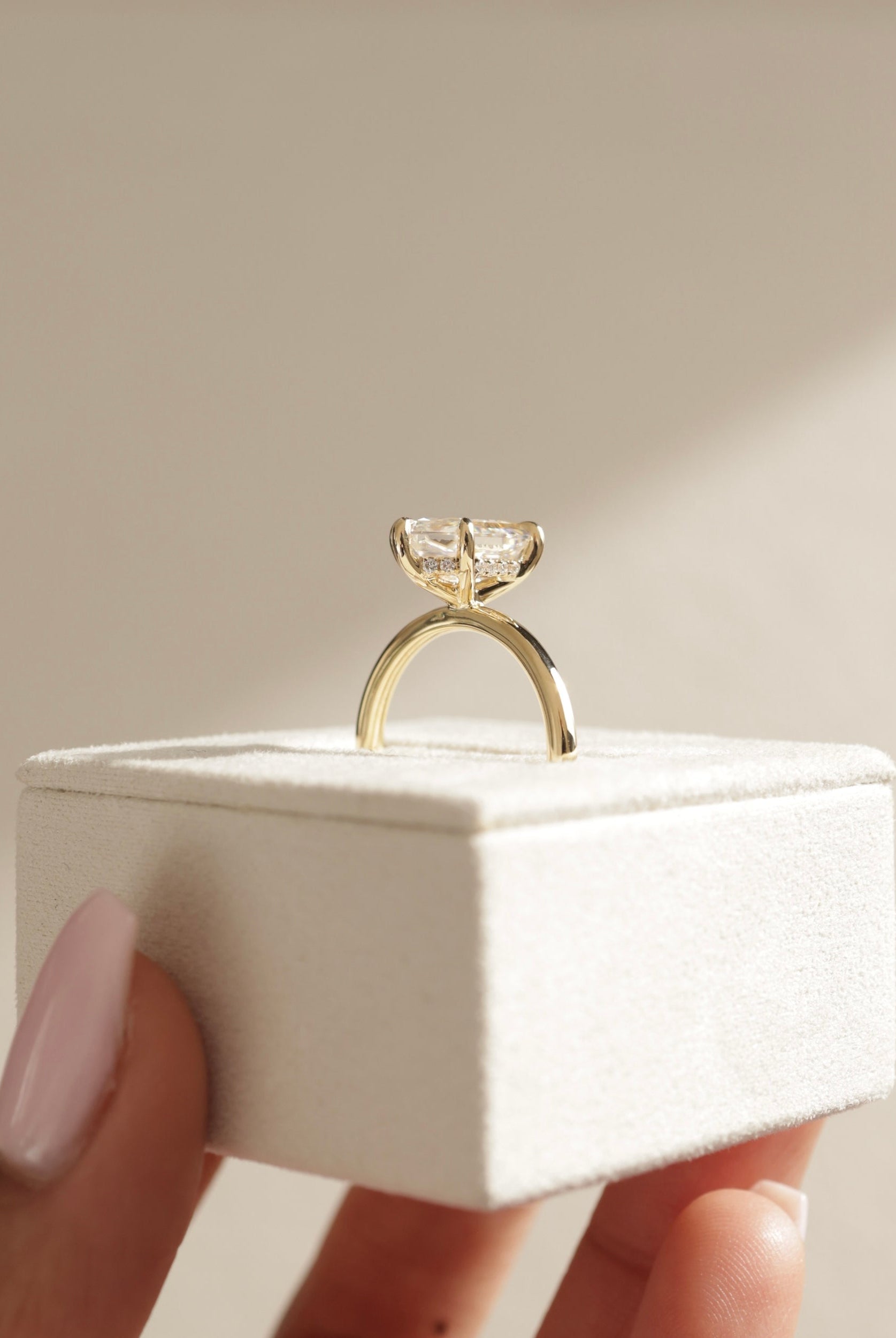 Kite diamond rings, kite cut engagement rings,