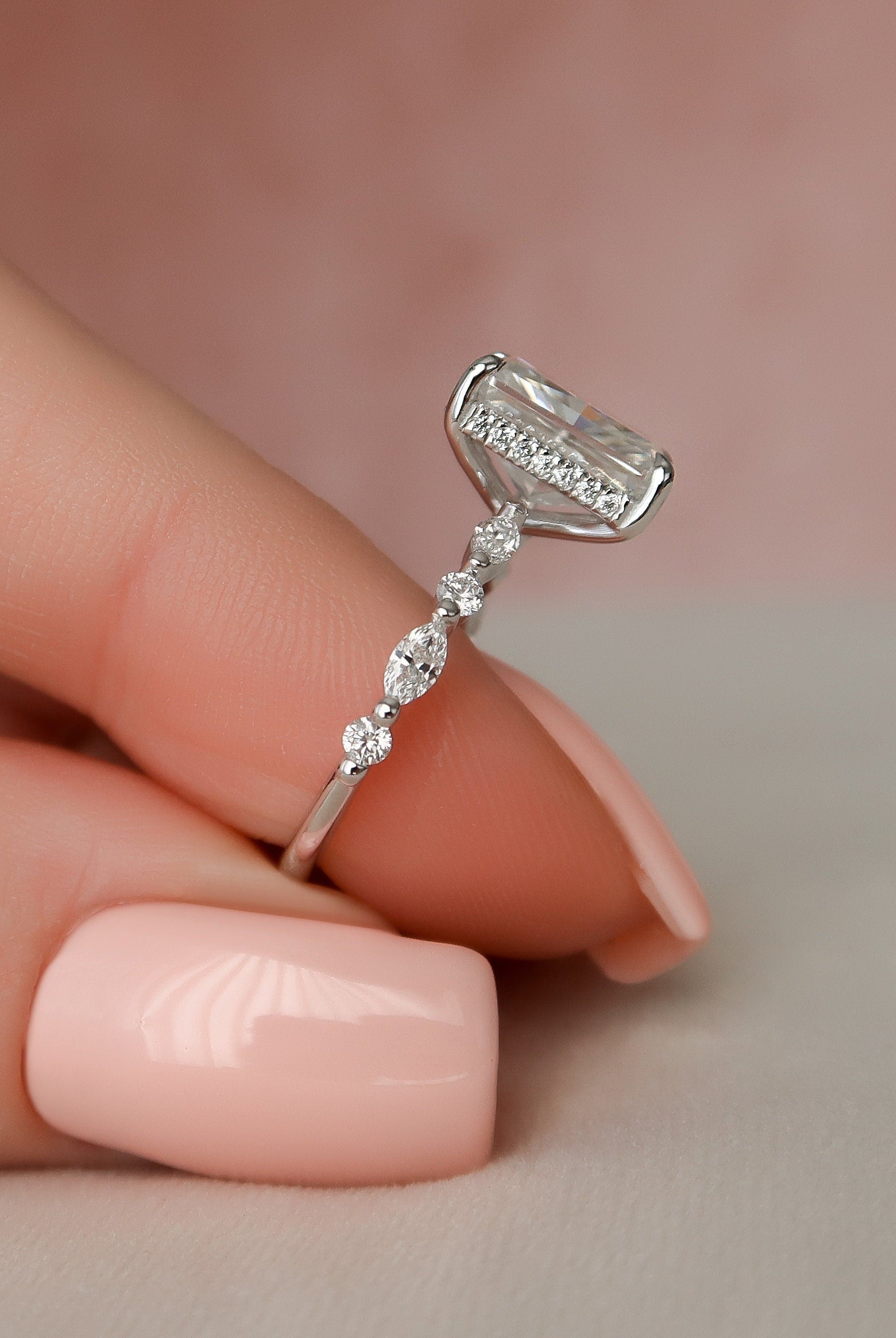 Radiant Bridal Ring