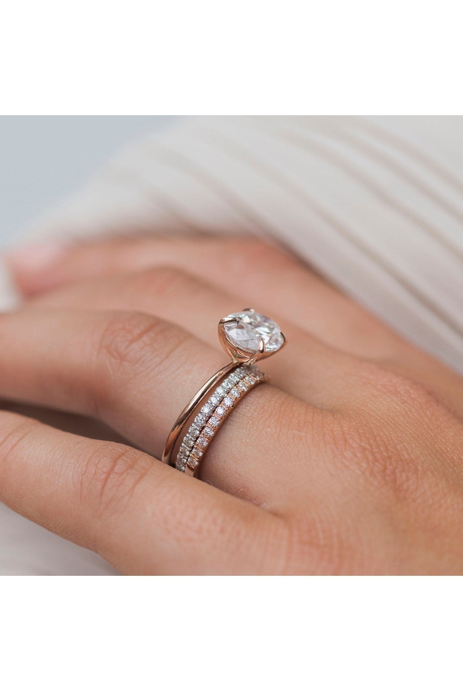 East West Engagement Ring