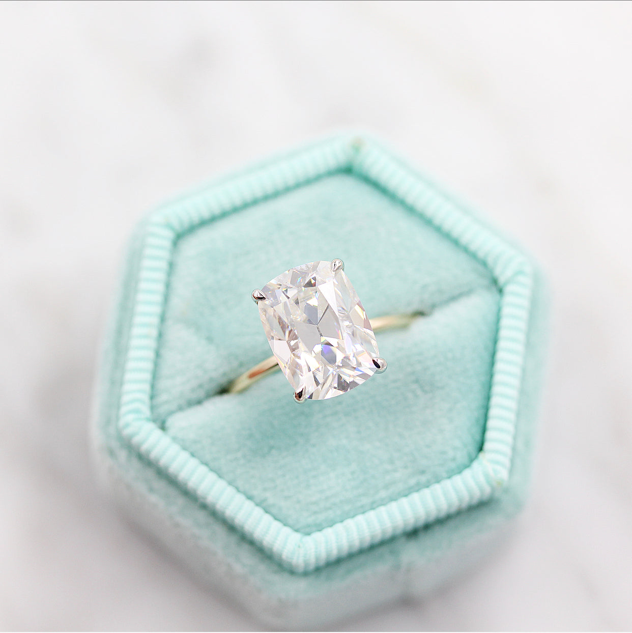 3.5CT Moissanite Engagement Ring