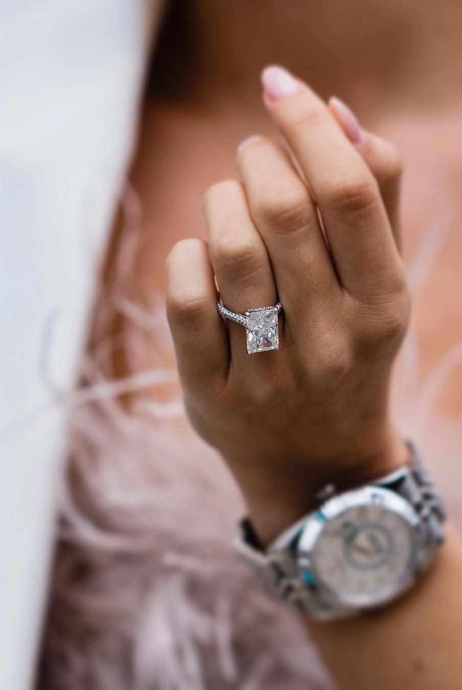 radiant-three-side-pave-moissanite-engagement-ring