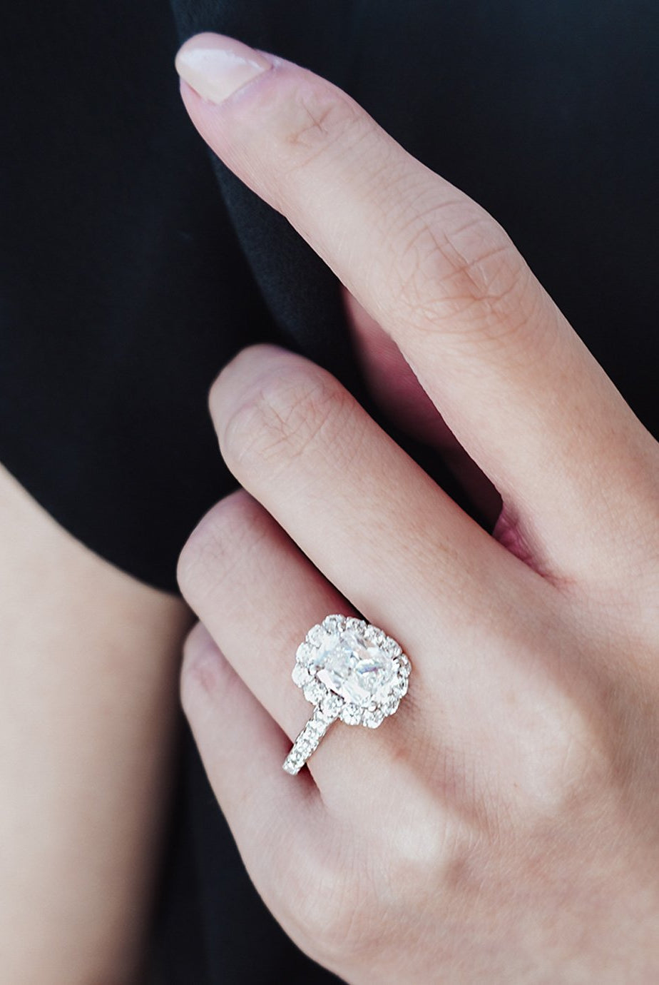 cushion-shaped-moissanite-halo-engagement-ring