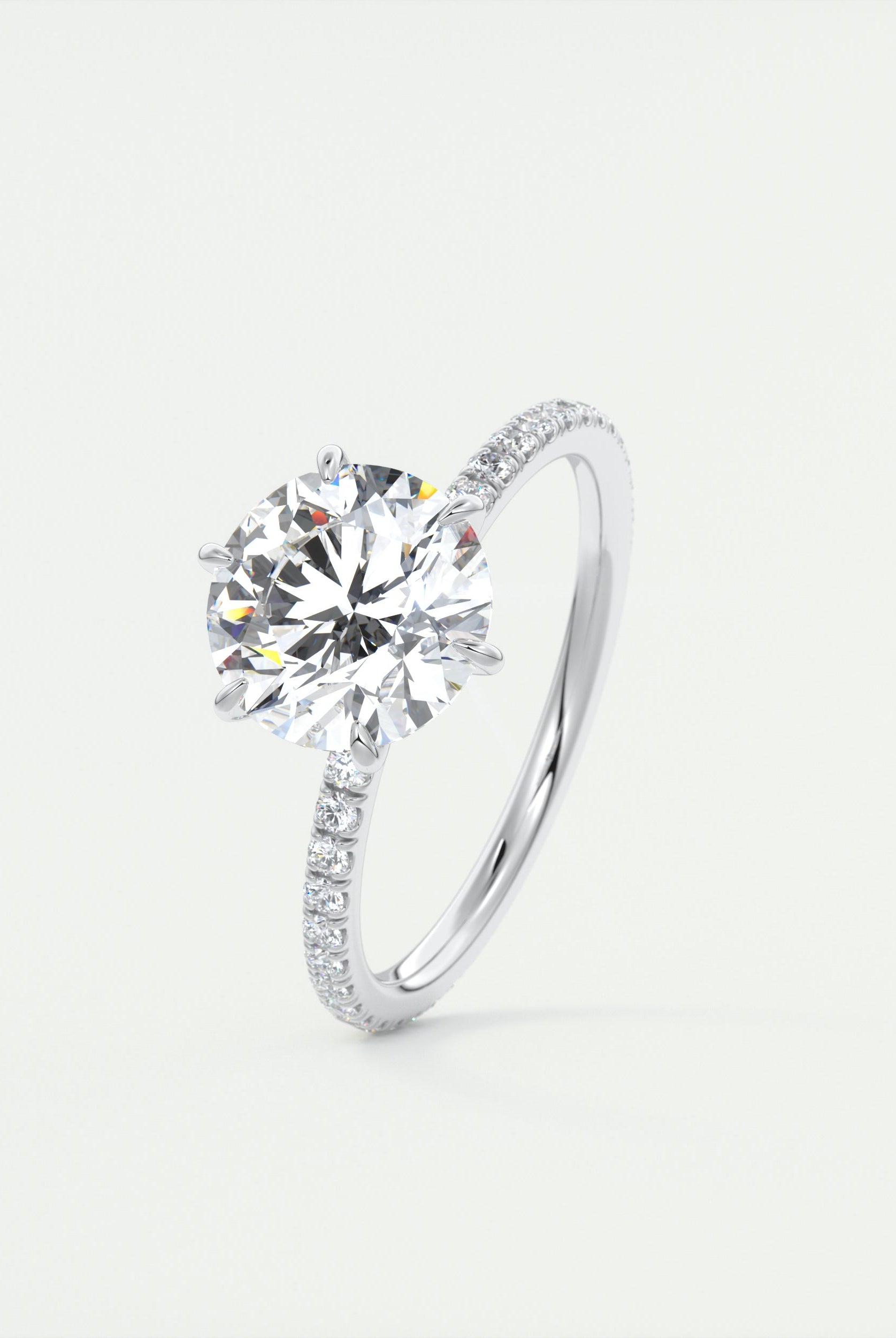 moissanite jewelry with art nouveau-inspired styles