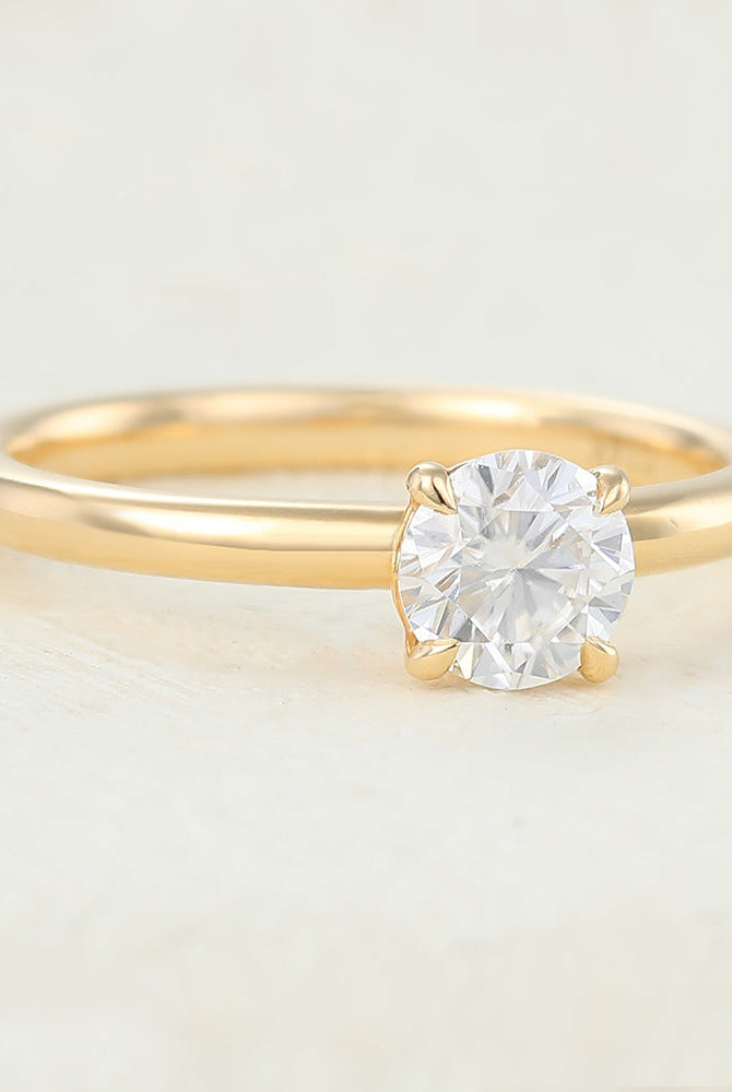 round-shaped-moissanite-solitaire-engagement-ring