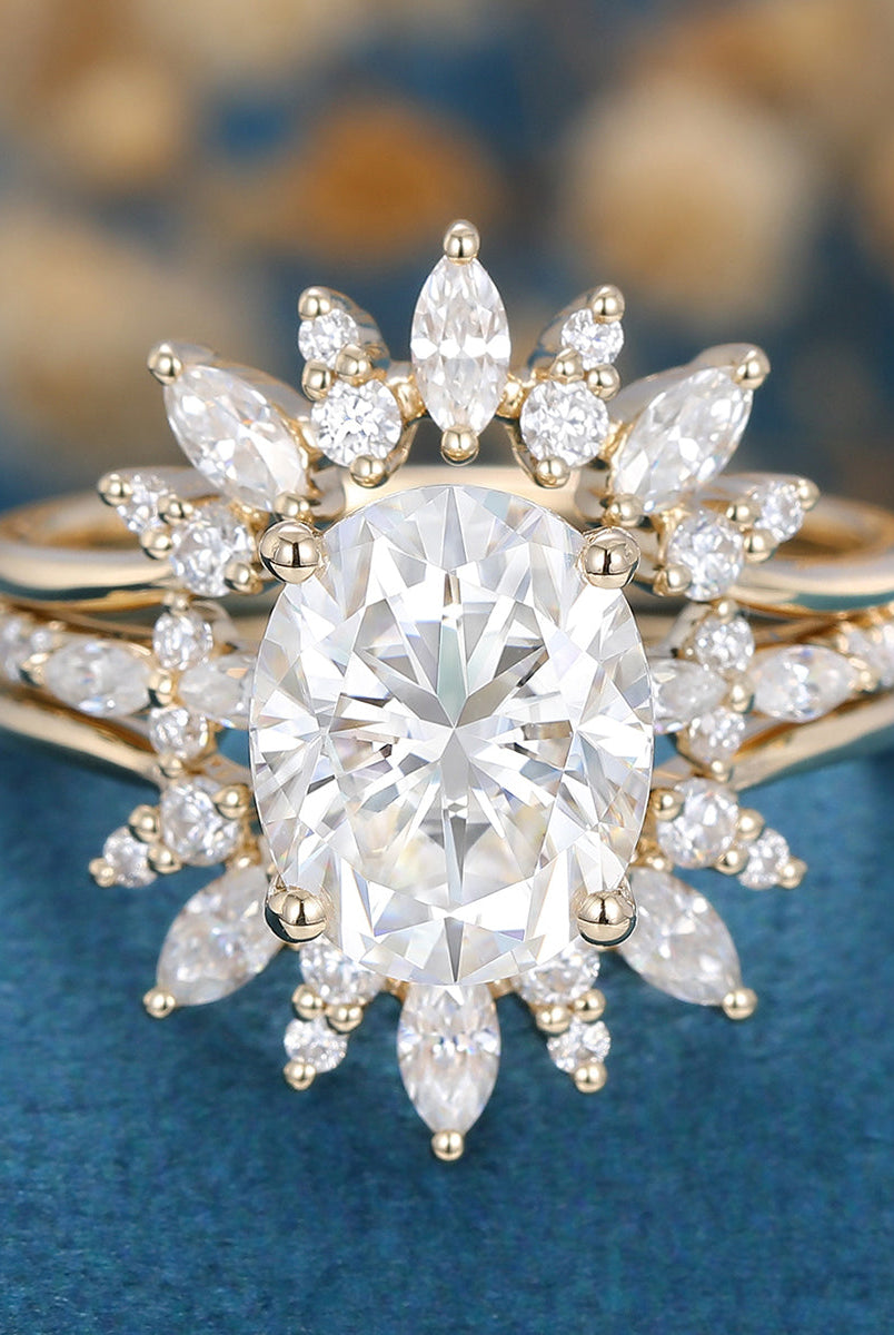 oval-shaped-moissanite-pave-setting-bridal-set-1