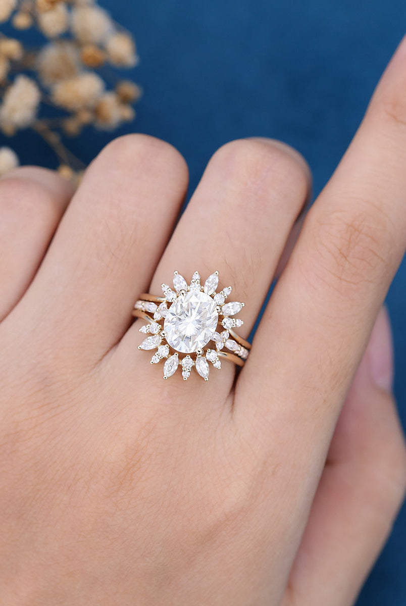 oval-shaped-moissanite-pave-setting-bridal-set-1