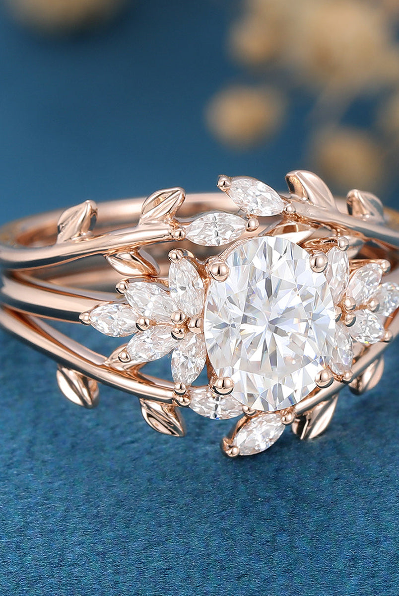 oval-shaped-moissanite-twig-style-bridal-set