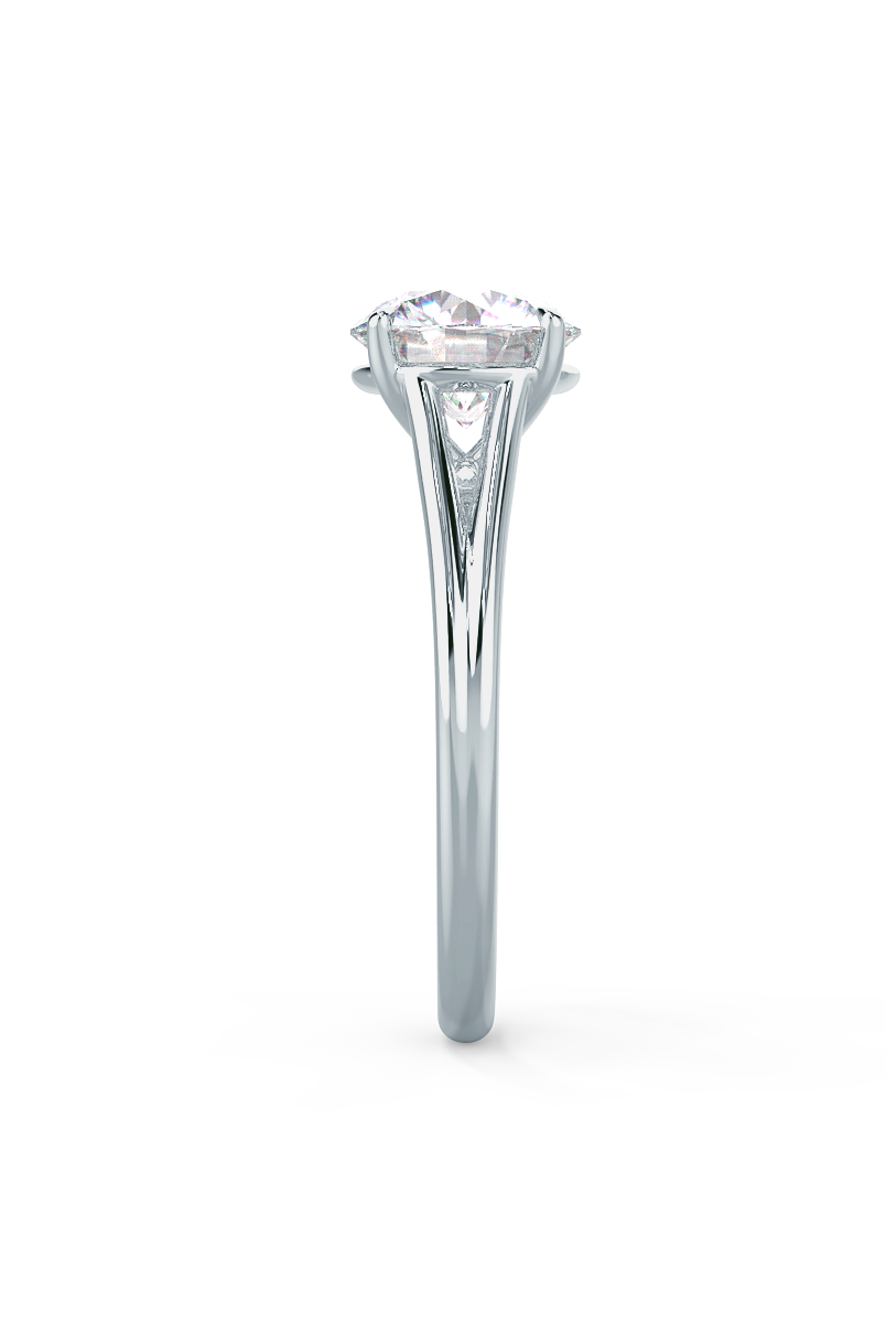 moissanite cathedral ring Chicago