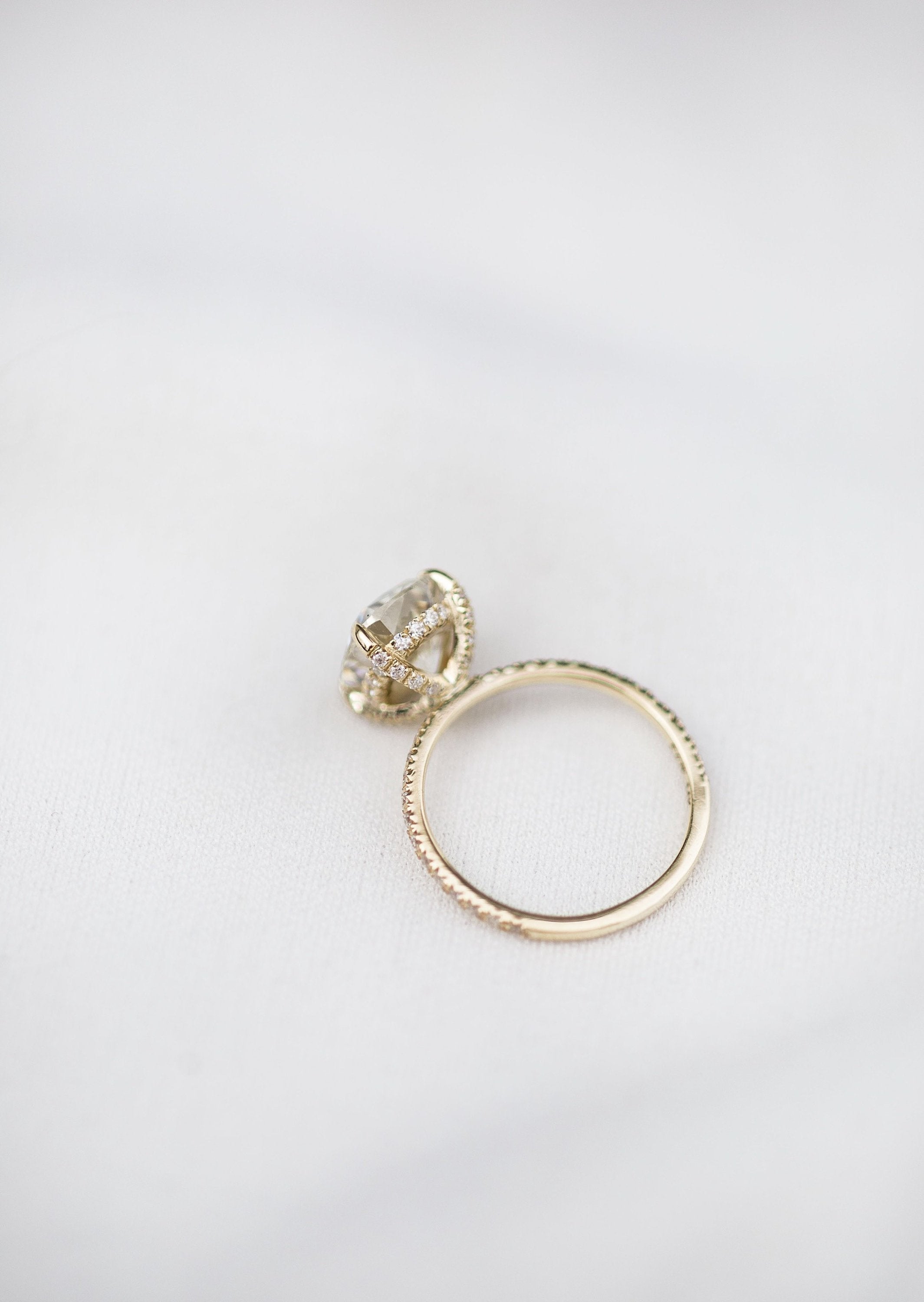 moissanite proposal rings