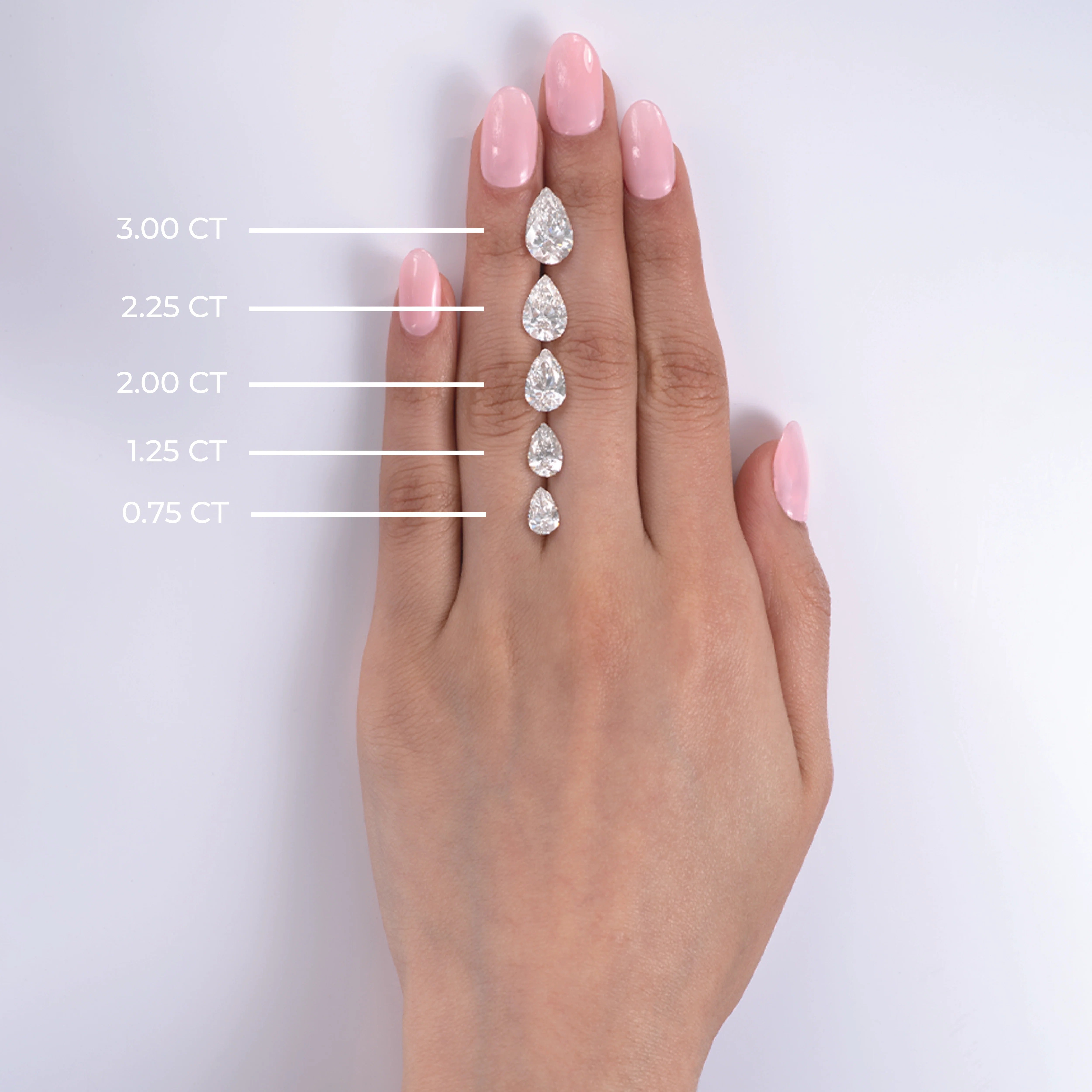 Pear Cut Moissanite Cathedral Diamond Engagement Ring For Women