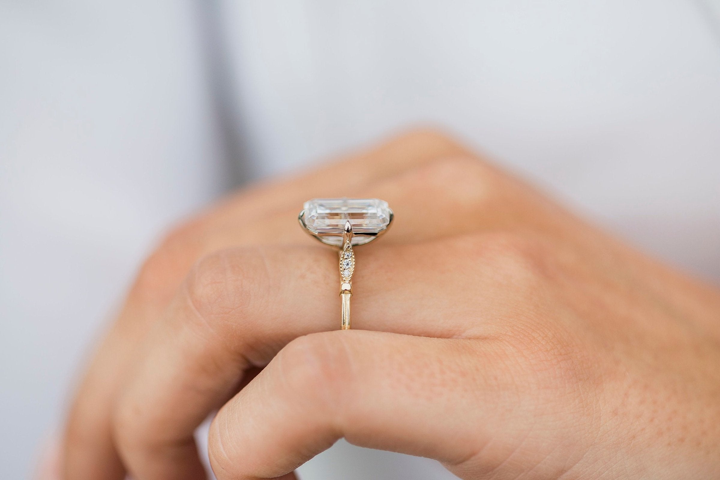 Bohemian luxe moissanite jewelry