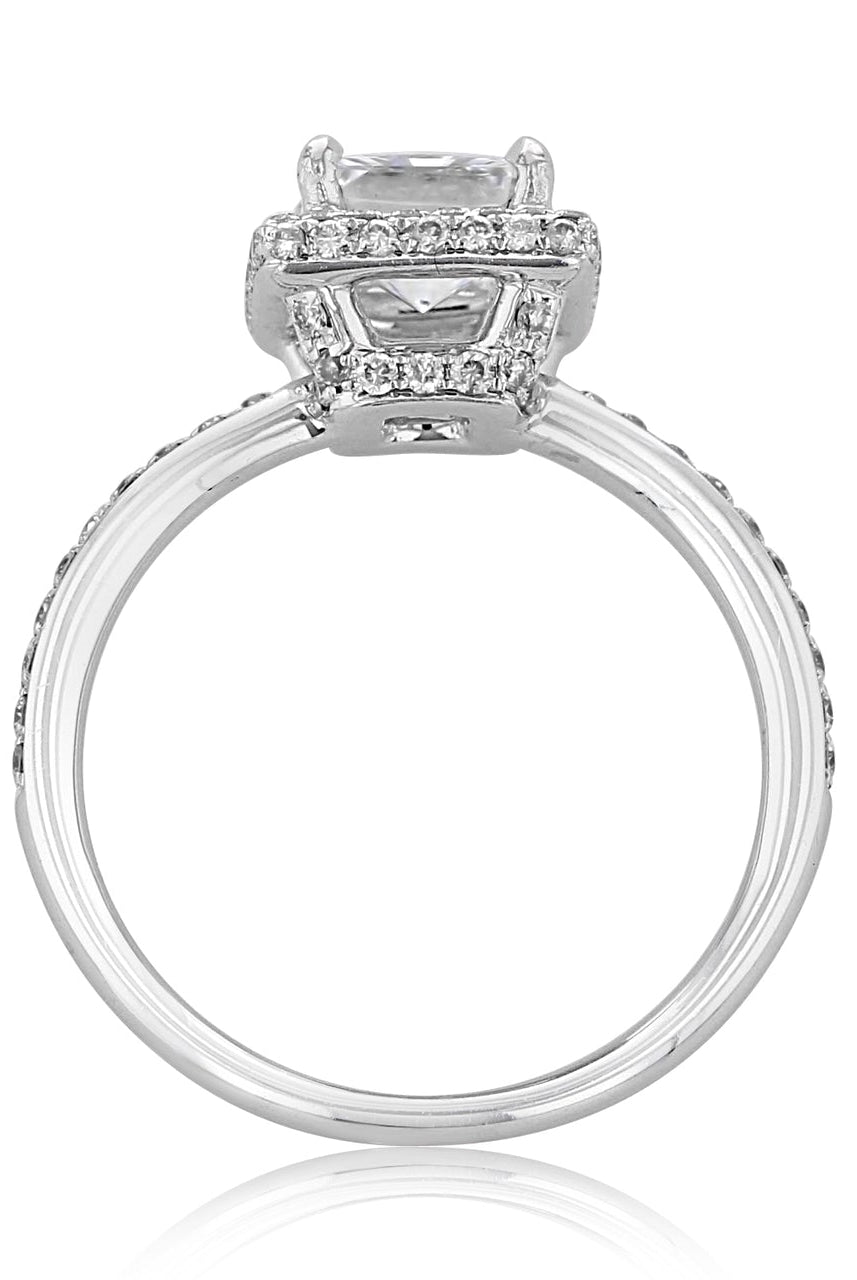 Affordable moissanite engagement sets