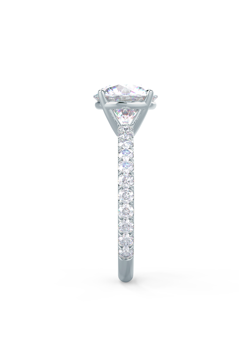 Moissanite diamond solitaire chain necklace offers online