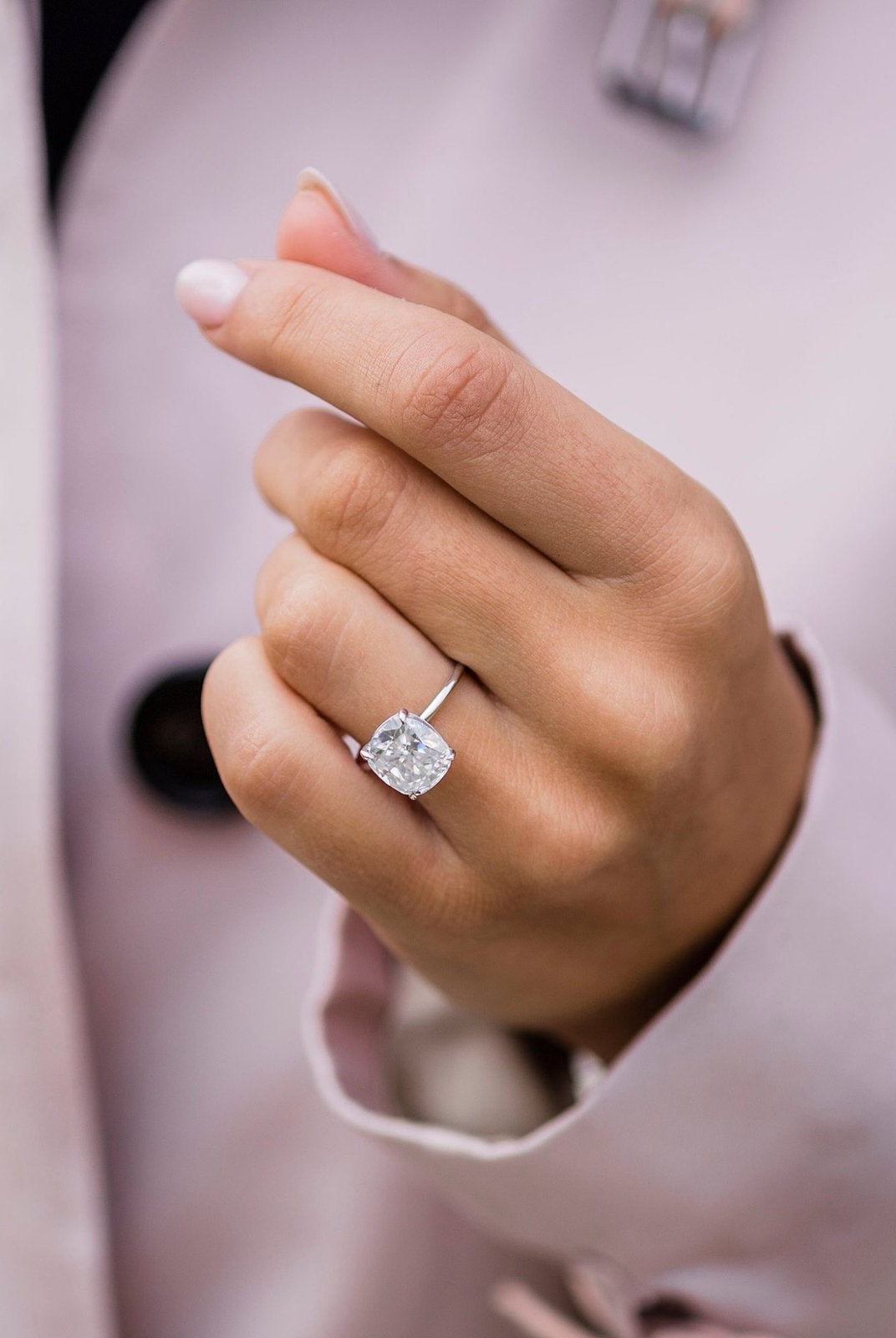 cleaning moissanite jewelry