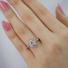 Moissanite wedding jewelry for outdoor wedding