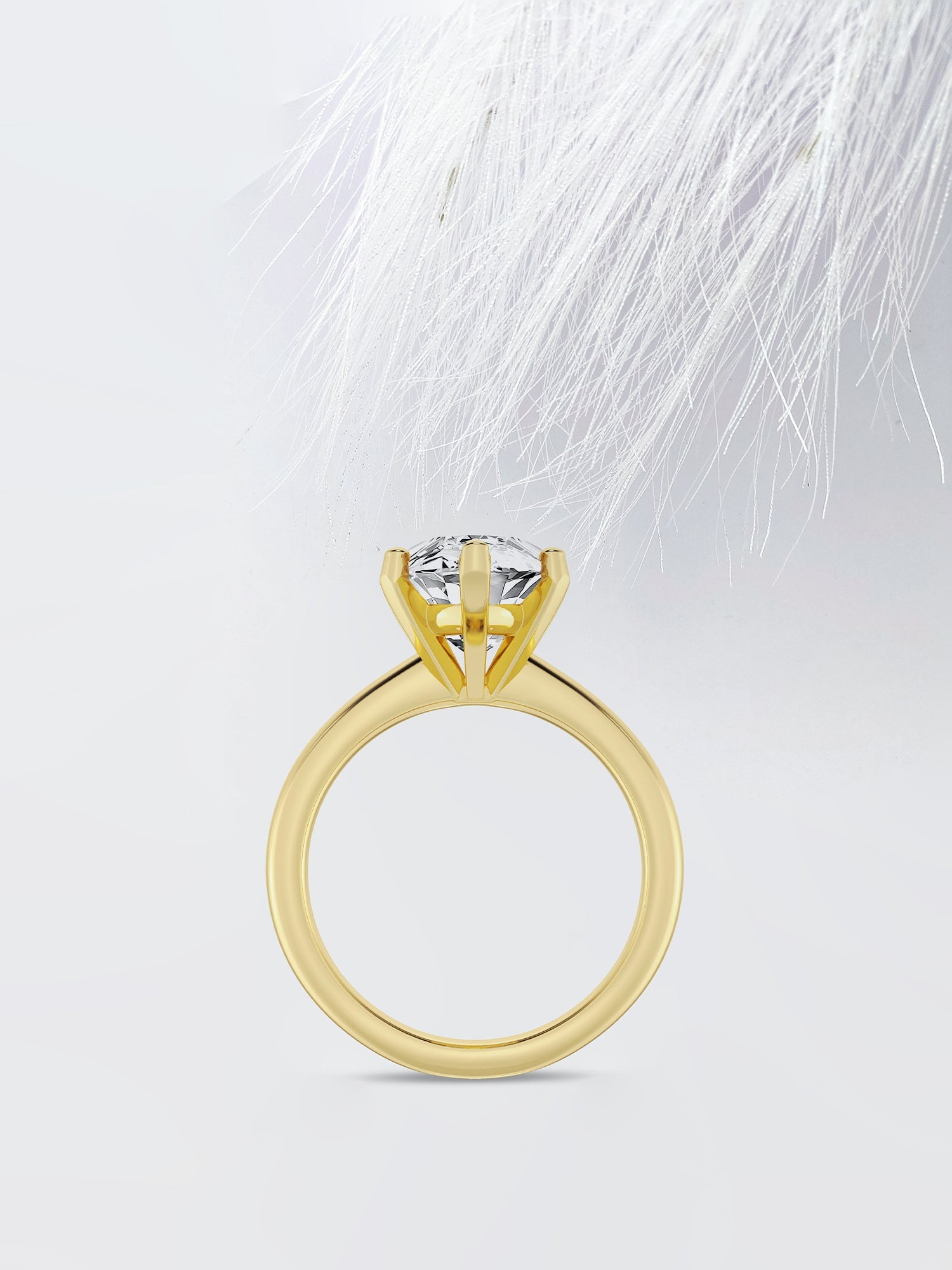 Marquise Cut Diamond Classic Solitaire Moissanite Engagement Ring For Her