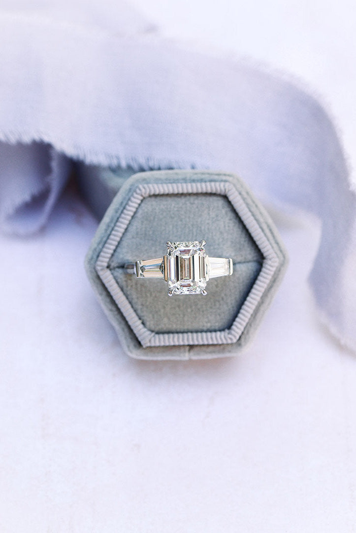 Moissanite bridal band set for brides on sale online