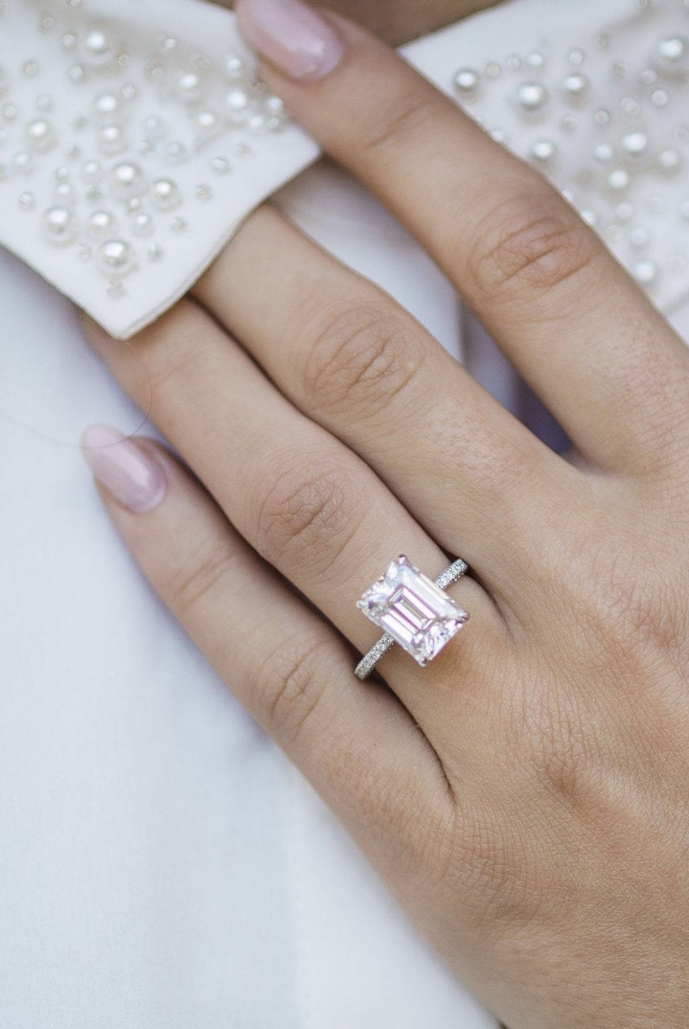 Emerald Cut Proposal Ring