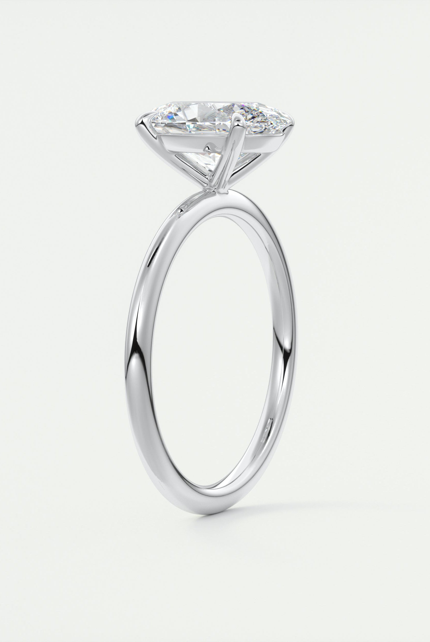 Moissanite wedding jewelry for bride's father's outfit