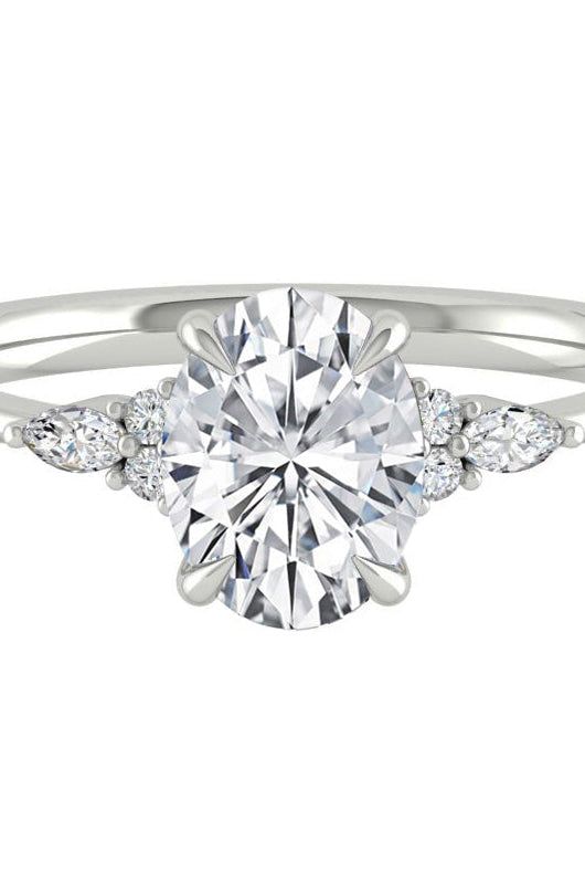 oval-cut-cluster-moissanite-engagement-ring
