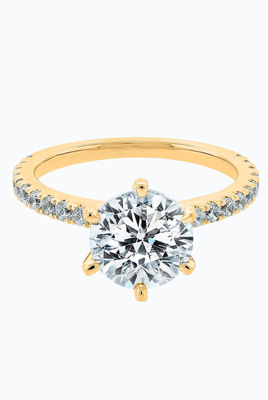 round-shaped-moissanite-solitaire-pave-setting-engagement-ring-2