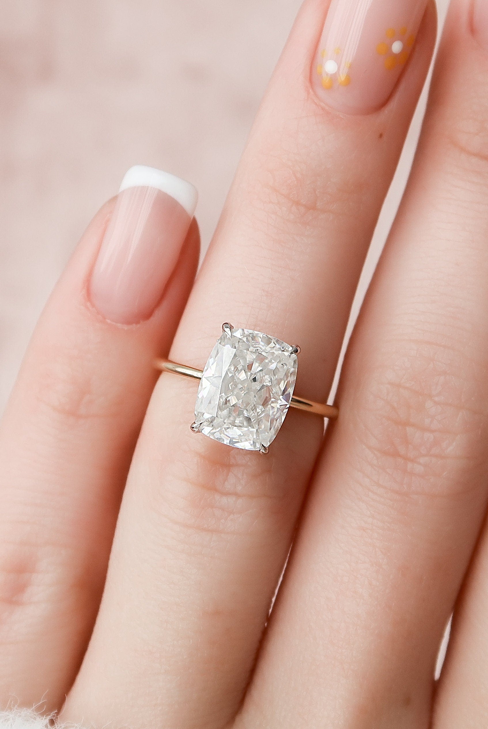 Minimalist gemstone rings