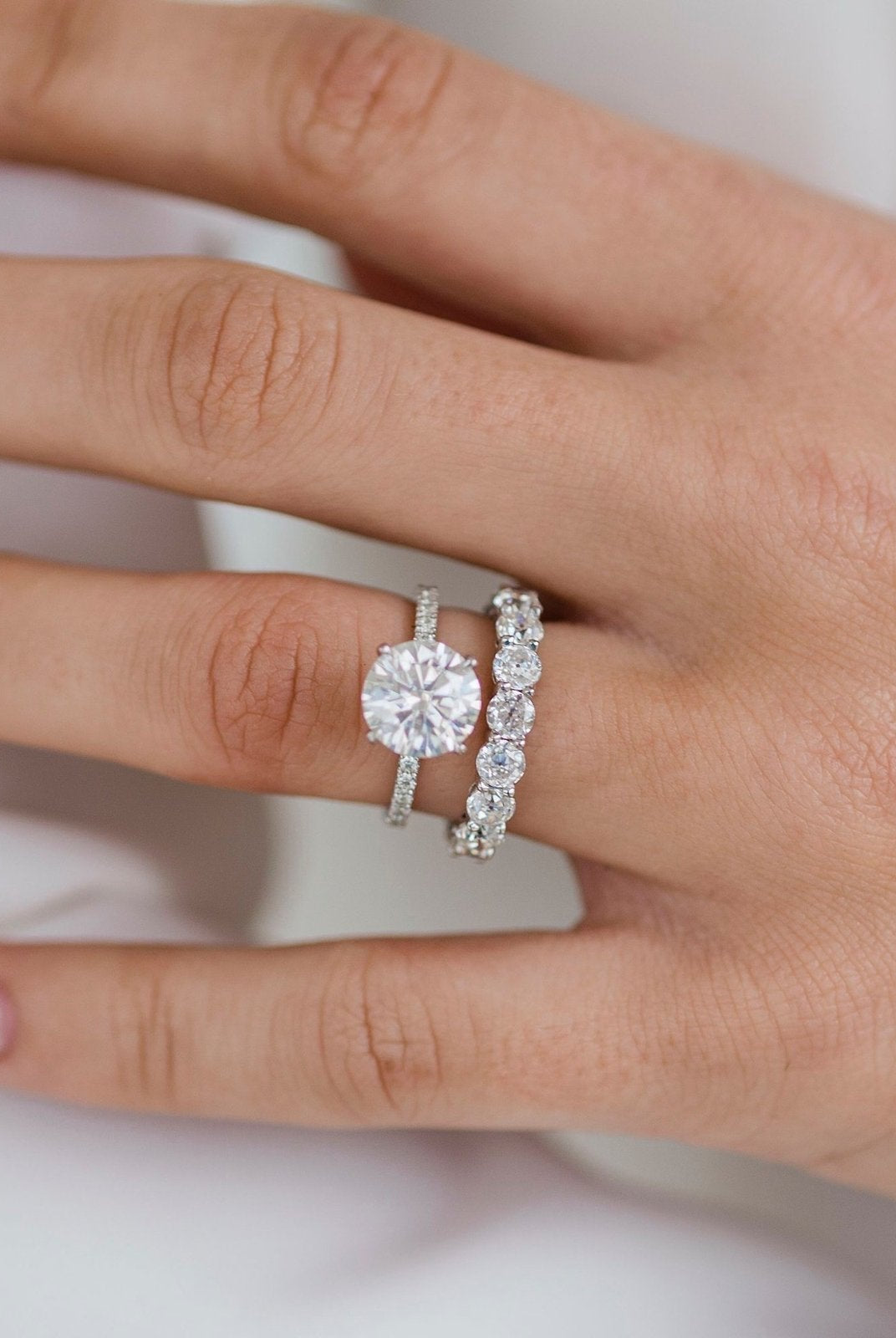 Personalized moissanite jewelry
