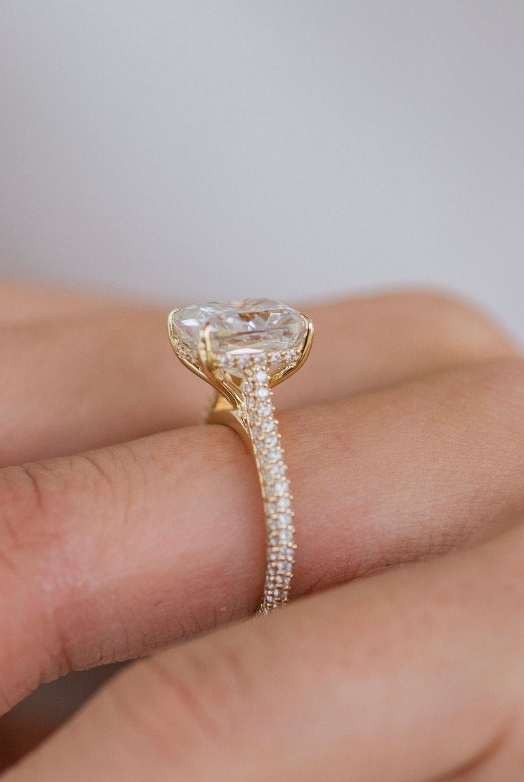 Moissanite diamond cuff bangle bracelet promotion online