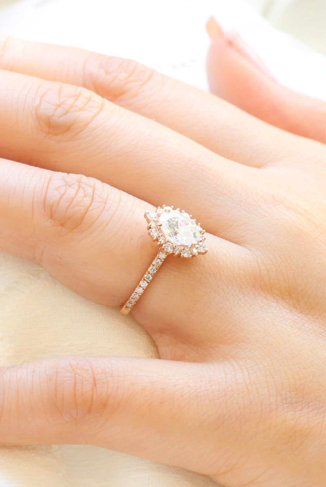 Moissanite wedding jewelry for grand wedding