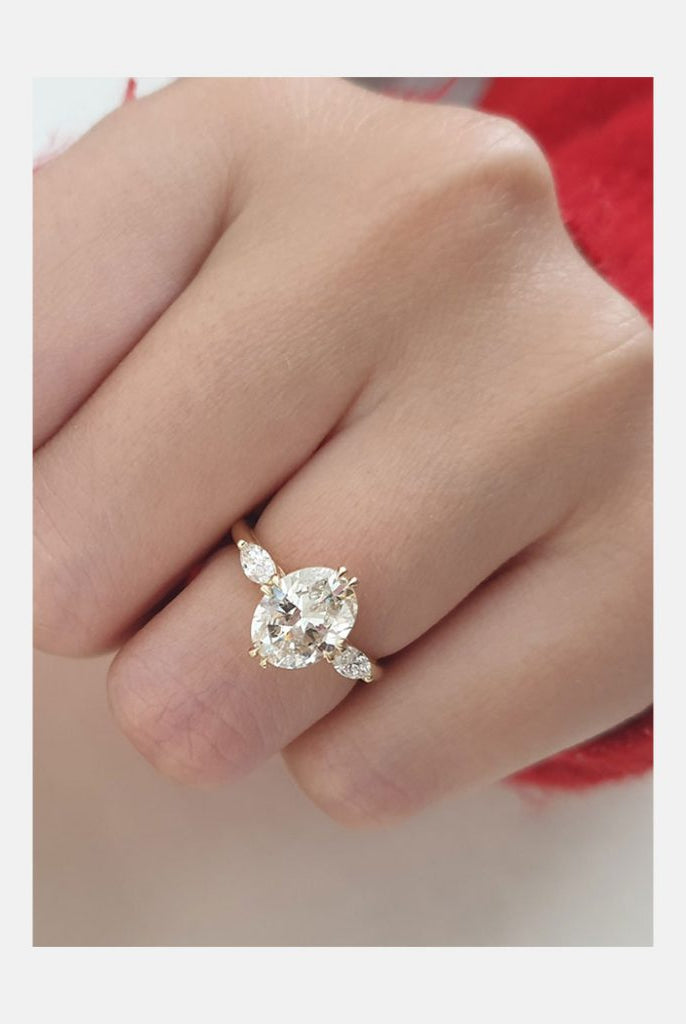 Moissanite diamond marquise pendant necklace discounts online