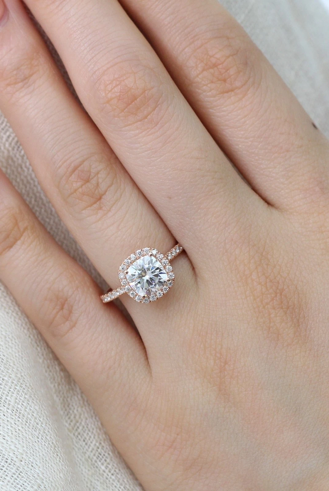 Moissanite wedding jewelry for formal wedding