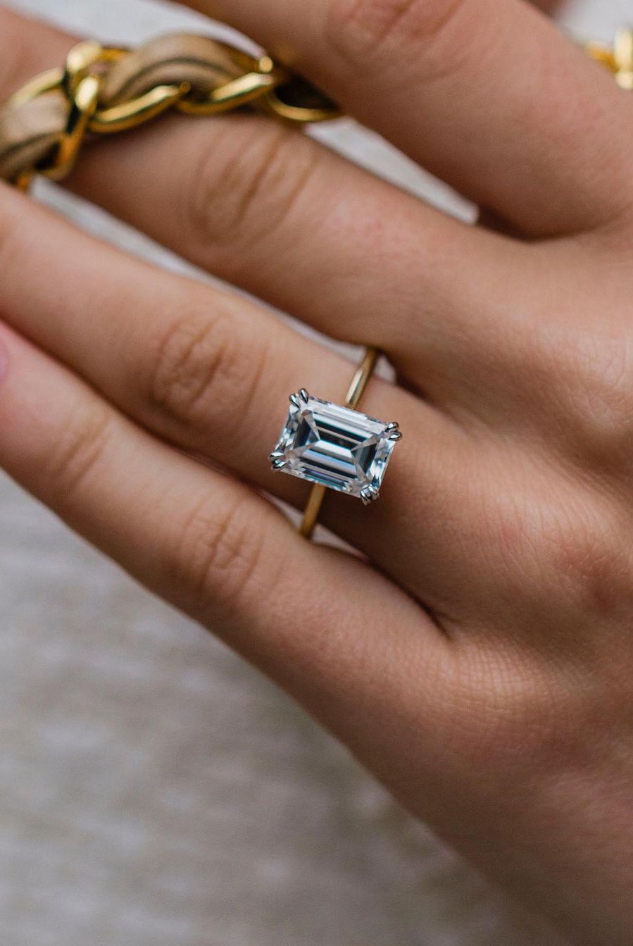 4-60-ct-emerald-cut-solitaire-moissanite-engagement-ring