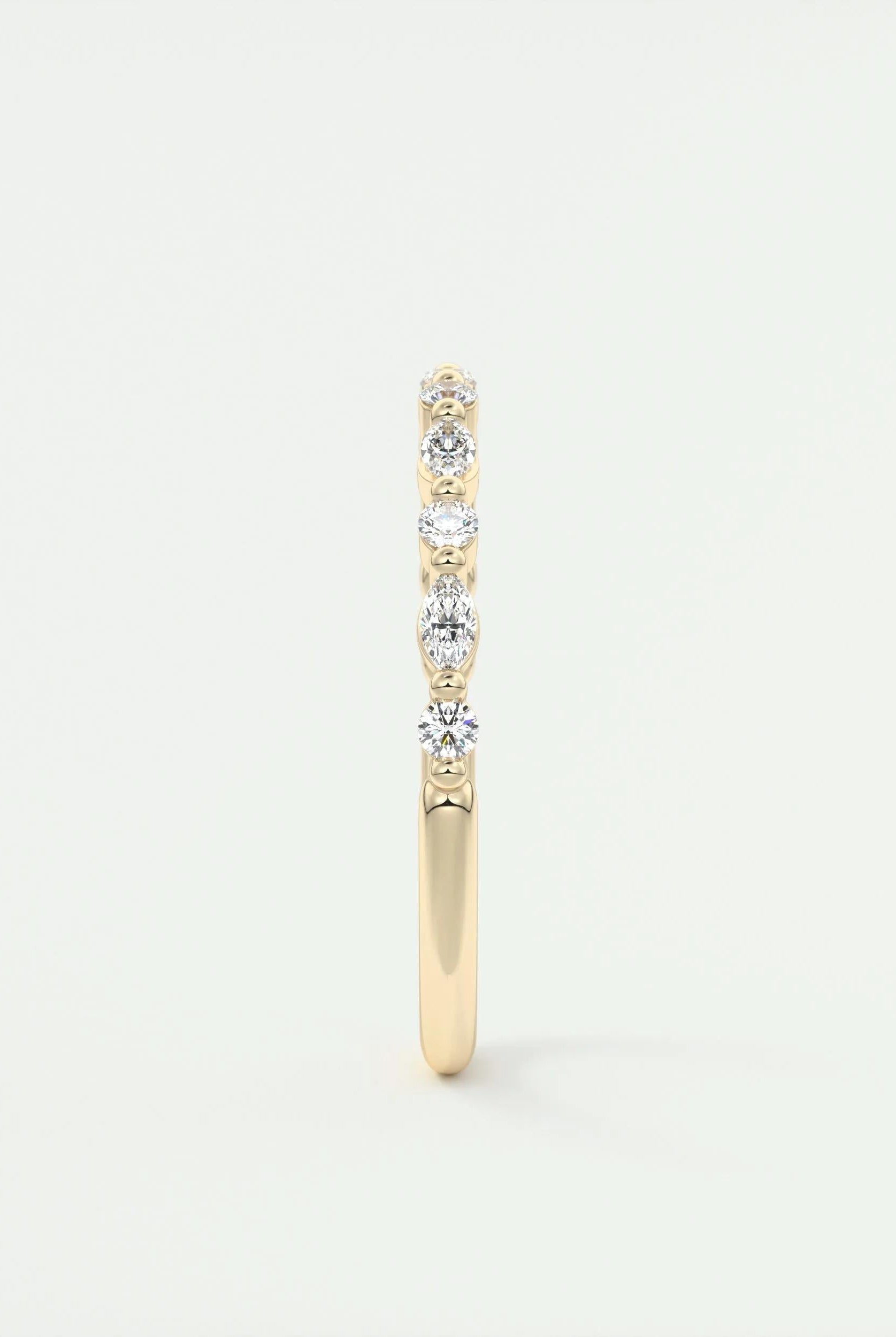 marquise-round-alternative-moissanite-wedding-band