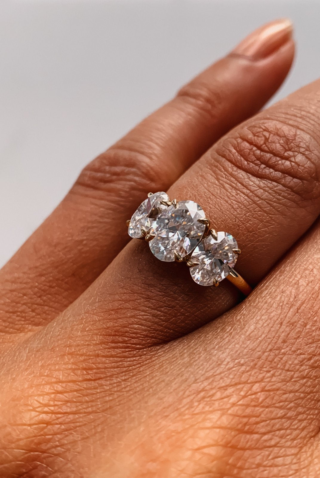 Moissanite wedding jewelry for castle wedding